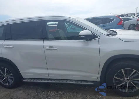 2018 Toyota Highlander Xle from USA, damaged, VIN 5TDJZRFH1JS544596